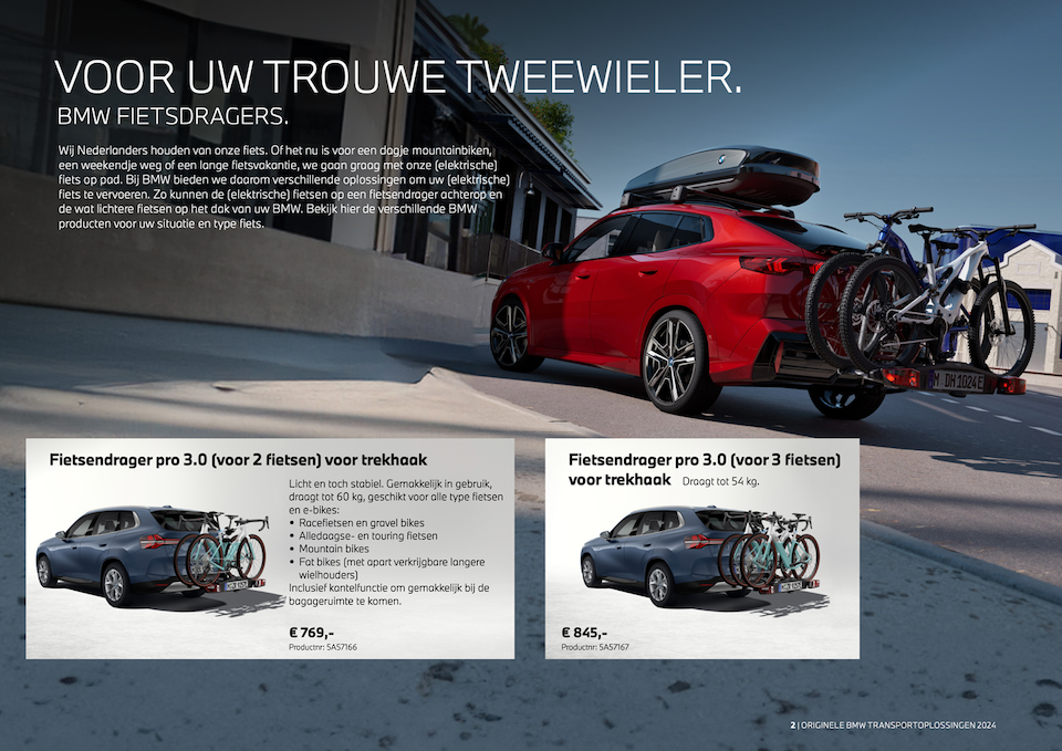 beeld van de BMW transport brochure