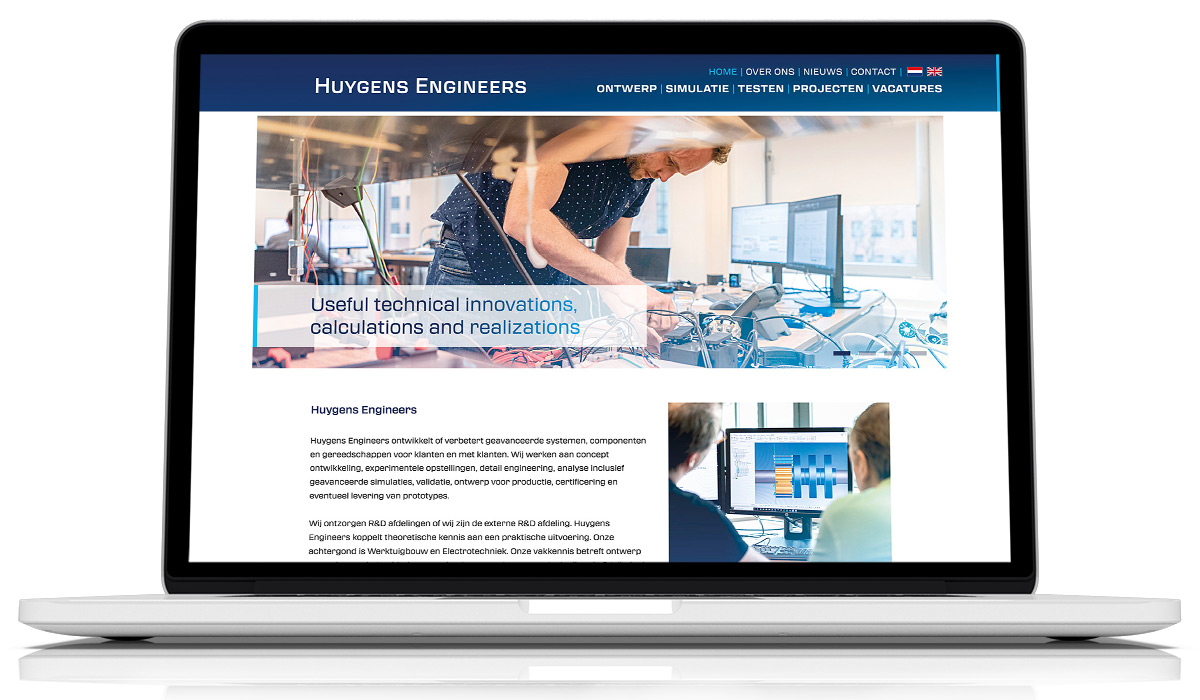 Website Huygens Engineers